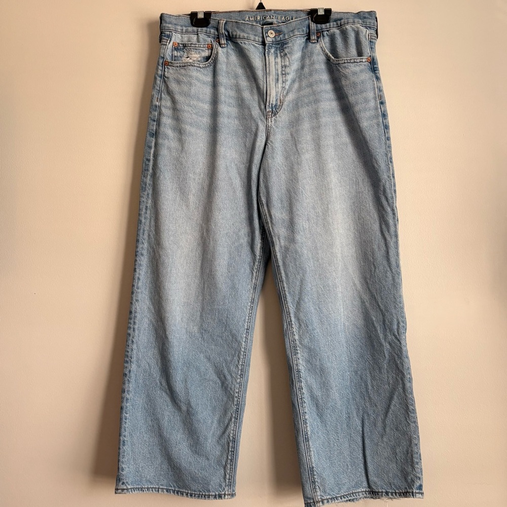 American Eagle Outfitters Light Blue Stovepipe Jeans